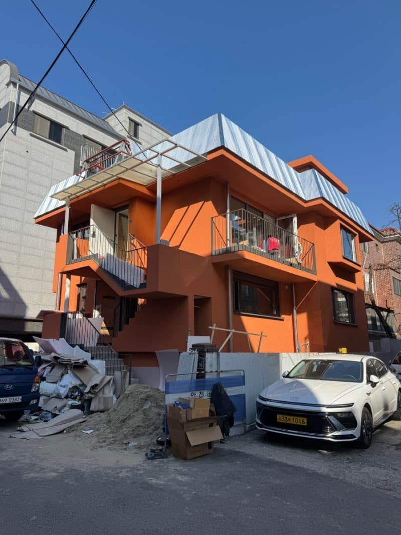 서울특별시 은평구 녹번동 파렉스 디피알 외단열미장마감 현장
