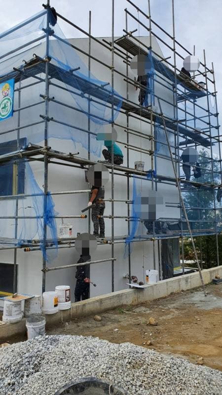 원주시 반곡동 PAREX DPR STUCCO 외단열 시공 공정 사진 5
