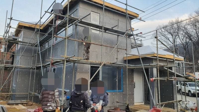 용인시 기흥구 지곡동 TERRACO STUCCO 현장