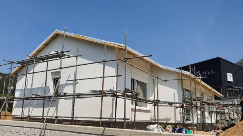 전북 정읍시 PAREX DPR STUCCO 외단열 시공 공정 사진 6