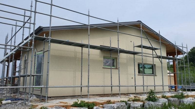 충남 홍성군 홍등면 무기질 불연 외단열 미장 마감 외단열 시공 공정 사진 6