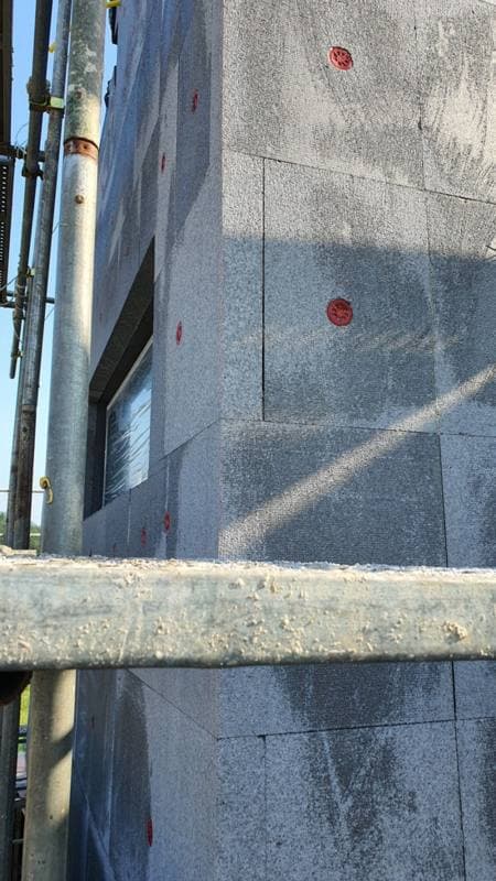 전남 여수시 소라면 PAREX DPR 외단열미장마감 외단열 시공 공정 사진 4