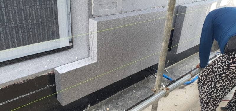 서산시 인지면 PAREX Variance Tiera Plaster 외단열미장마감 외단열 시공 공정 사진 2