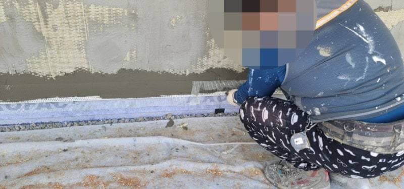 충남 홍성군 홍동면 불연외단열미장마감 외단열 시공 공정 사진 3