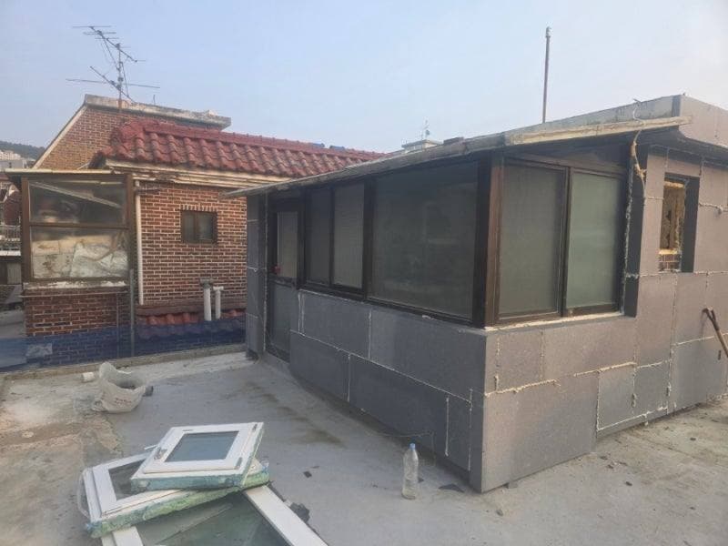 서울특별시 은평구 녹번동 파렉스 디피알 외단열미장마감 외단열 시공 공정 사진 3