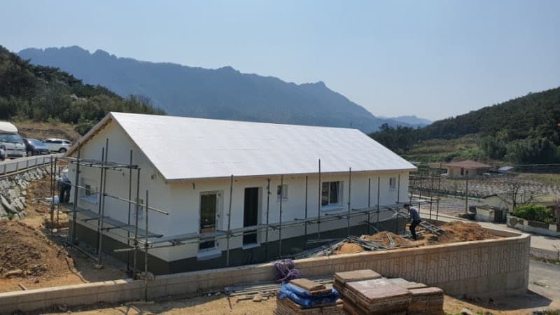 전북 정읍시 PAREX DPR STUCCO 현장