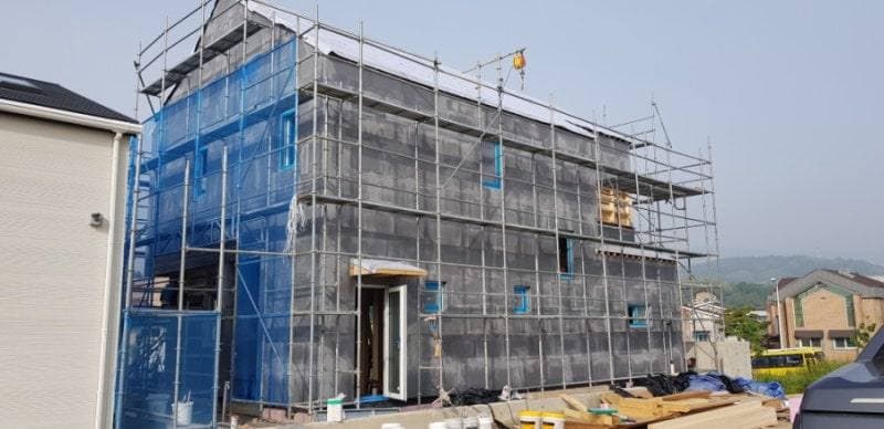 대전시 유성구 죽동 파렉스 디피알 STUCCO 외단열 시공 공정 사진 2