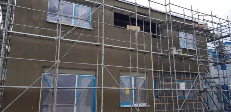 대전시 유성구 죽동 파렉스 디피알 STUCCO 외단열 시공 공정 사진 4