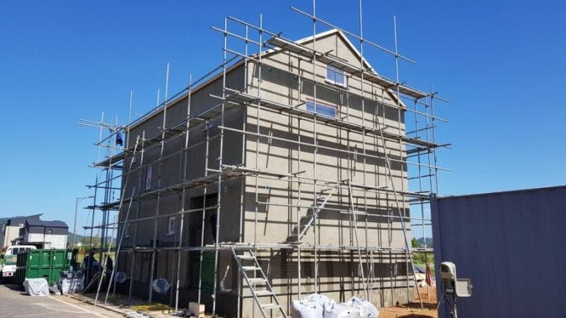 나주시 빛가람동 PAREX DPR STUCCO 외단열 시공 공정 사진 3
