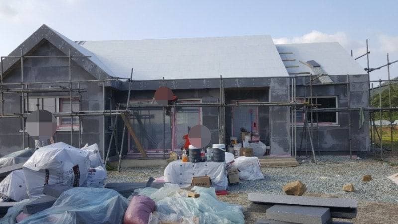 전남 함평군 PAREX DPR STUCCO 외단열 시공 공정 사진 2
