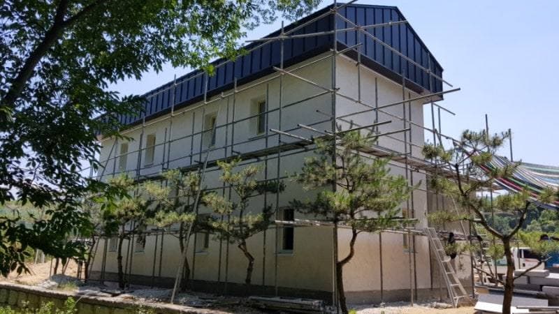 원주시 문막읍 PAREX Variance Tiera Plaster 외단열 시공 공정 사진 5