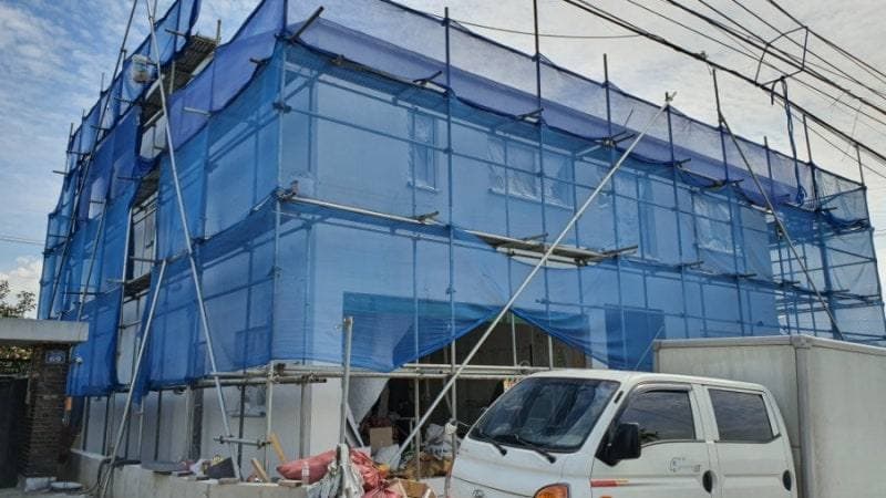 경기 고양시 덕양구 화전동 외단열 미장 마감 외단열 시공 공정 사진 5