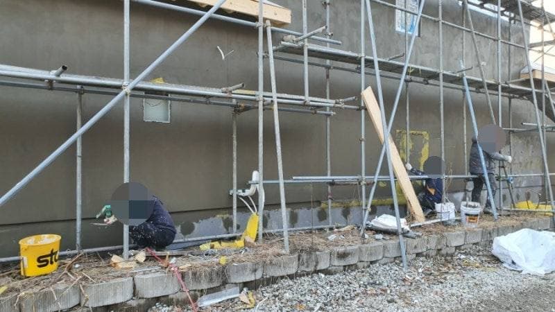 용인시 기흥구 지곡동 TERRACO STUCCO 외단열 시공 공정 사진 3
