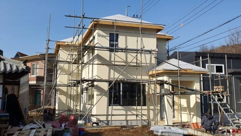 용인시 기흥구 지곡동 TERRACO STUCCO 외단열 시공 공정 사진 6